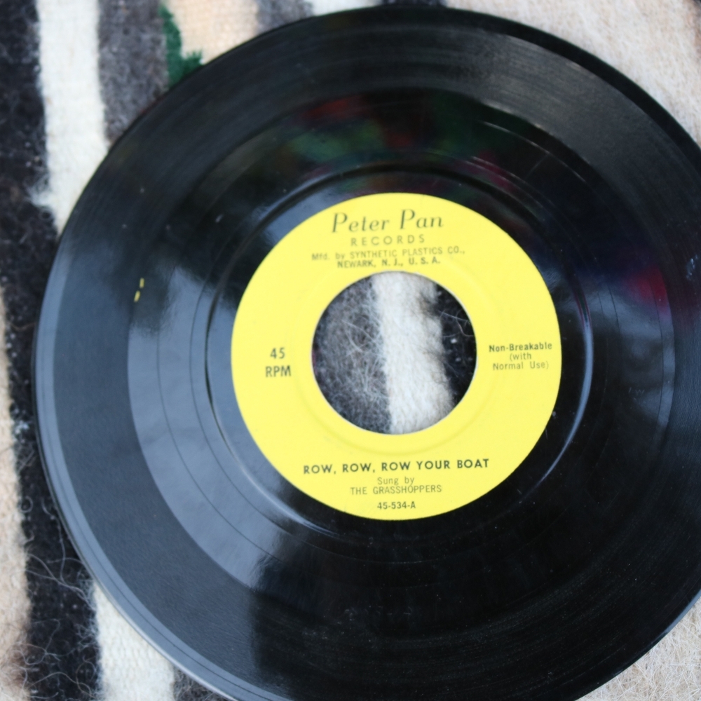 Row Row Your Boat Children's Album Vinyl Record 45RPM Decor Music Nostalgia - Picture 4 of 5